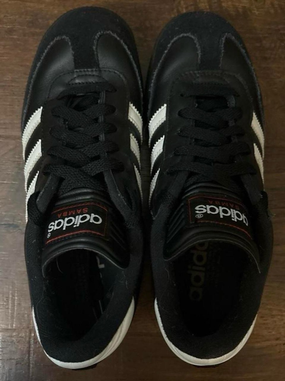 Adidas Samba Classic Sneakers in Black/White size 5.5y
